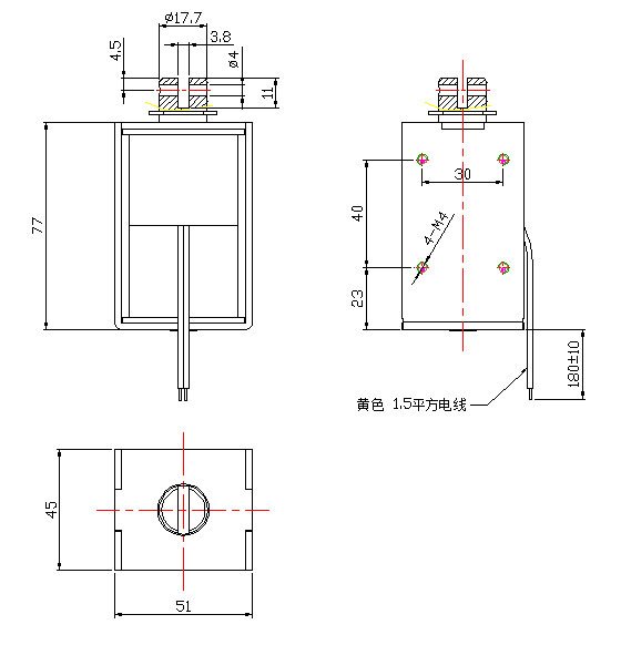 断路器开关MILANCOM米兰·(中国)官方网站尺寸图