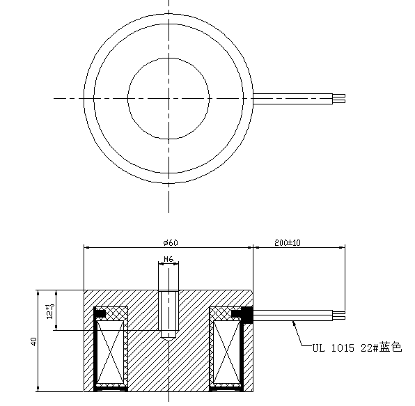 12V�ſ����P�����ߴ�ͼ